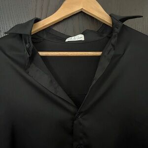 Black Button-Up Shirt